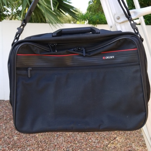 Delsey Other - Vtg Delsey Laptop Carry On Luggage Shoulder Bag